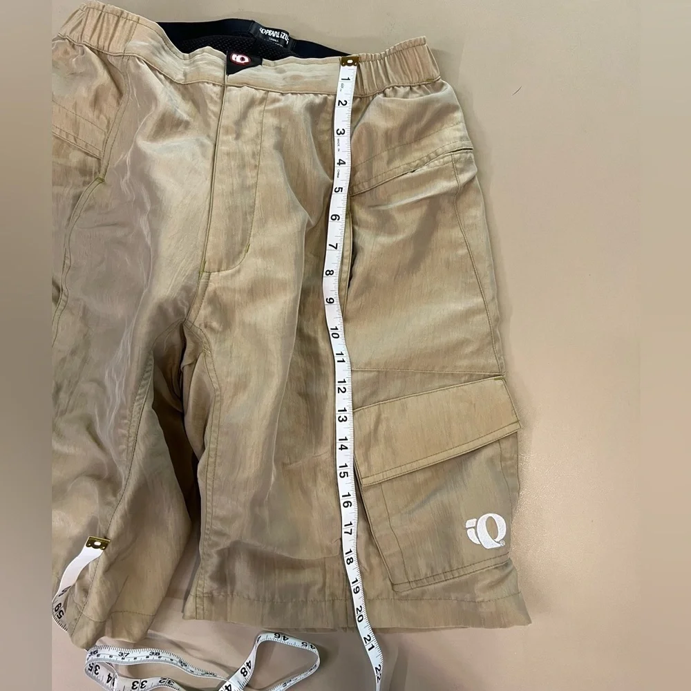 Pearl Izumi Khaki Cargo Cycling Shorts Size S